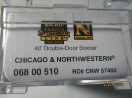Micro-Trains # 06800510 Chicago & Northwestern 40' Double-Door Box Car N-Scale image 6