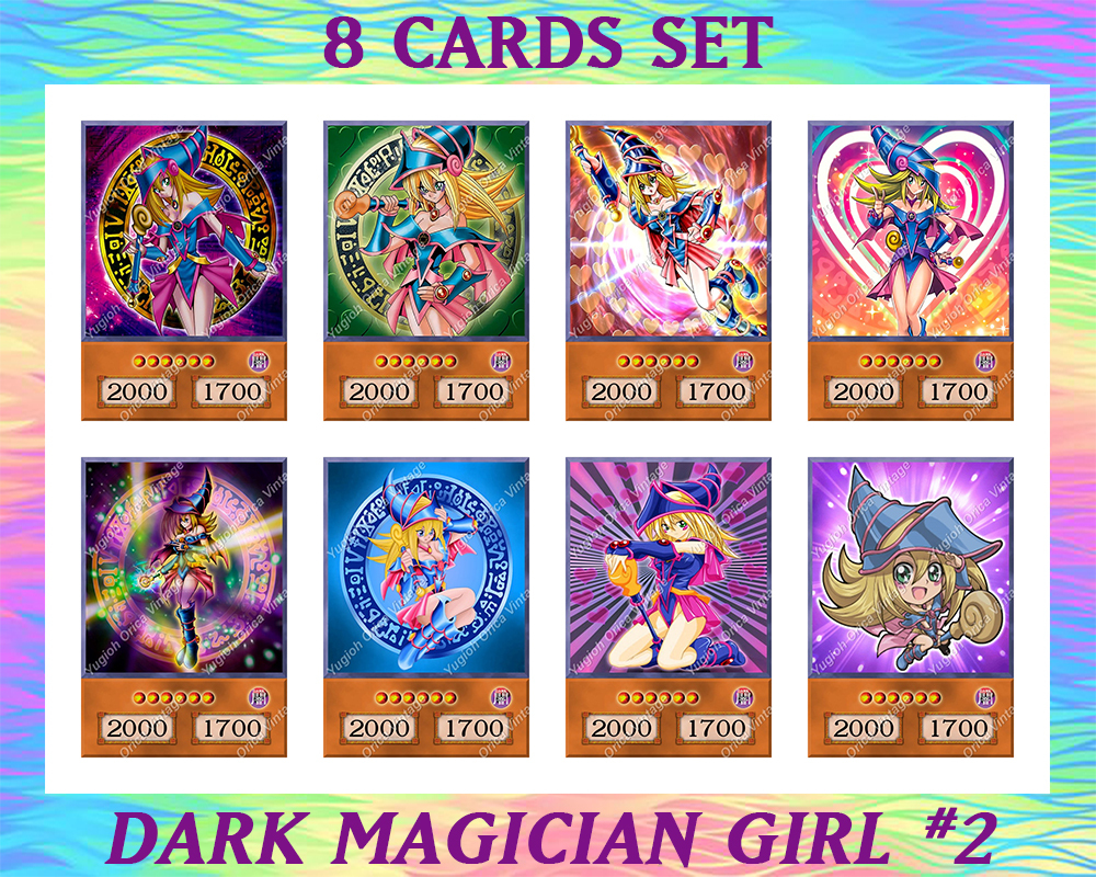 Yugioh Orica - Dark Magician Girl - 8 cards (Set #2) - Yu-Gi-Oh! Individual Cards