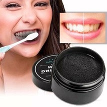 Coconut Charcoal Teeth Whitening Powder Black Dental Remove Stains Tooth... - $7.91