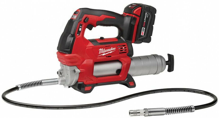 Milwaukee Impact Wrench Grease Gun Combo Kit Cordless Brushless 2 Tool