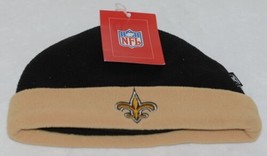 Reebok NFL Licensed New Orleans Saints Fleece Cuffed Winter Cap image 2