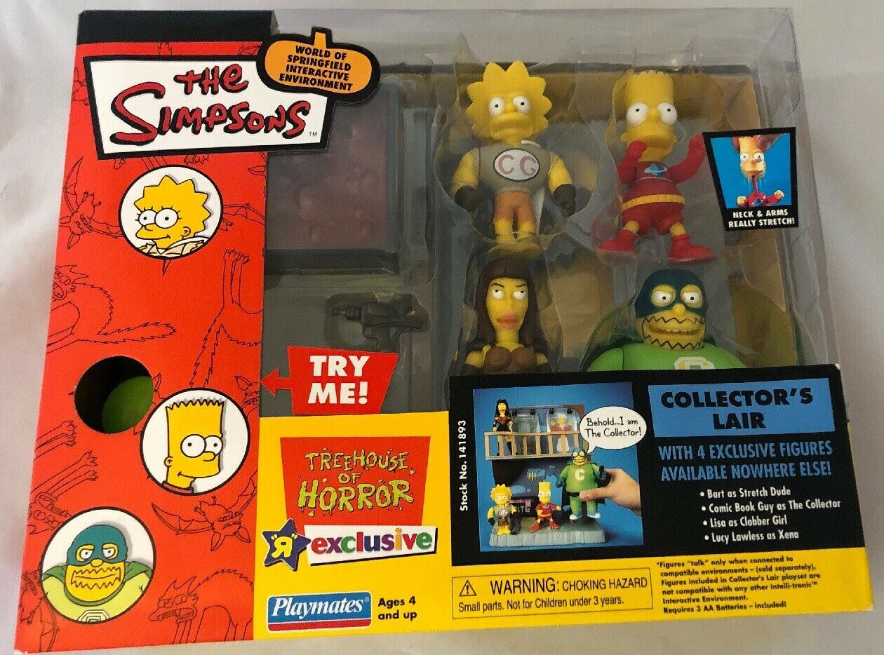 The Simpsons Toys R Us Exclusive Playset Treehouse of Horror 4 ...