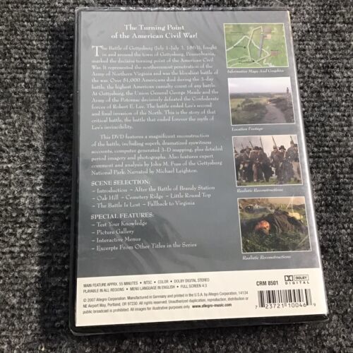 The War File History Of Warfare Gettysburg Civil War Battle Warfare Dvd
