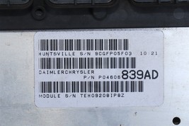 P04606839AD Dodge Chrysler 5.7L Hemi Engine Control Unit Module ECU ECM  image 2