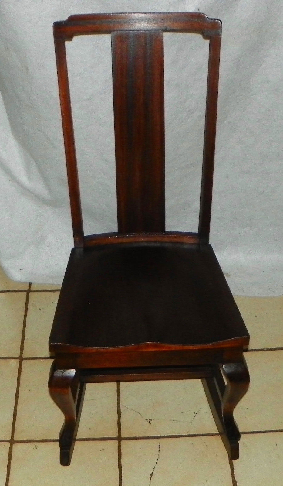 Mahogany Sewing Rocker / Nursing Rocking Chair (RP) - Post ...