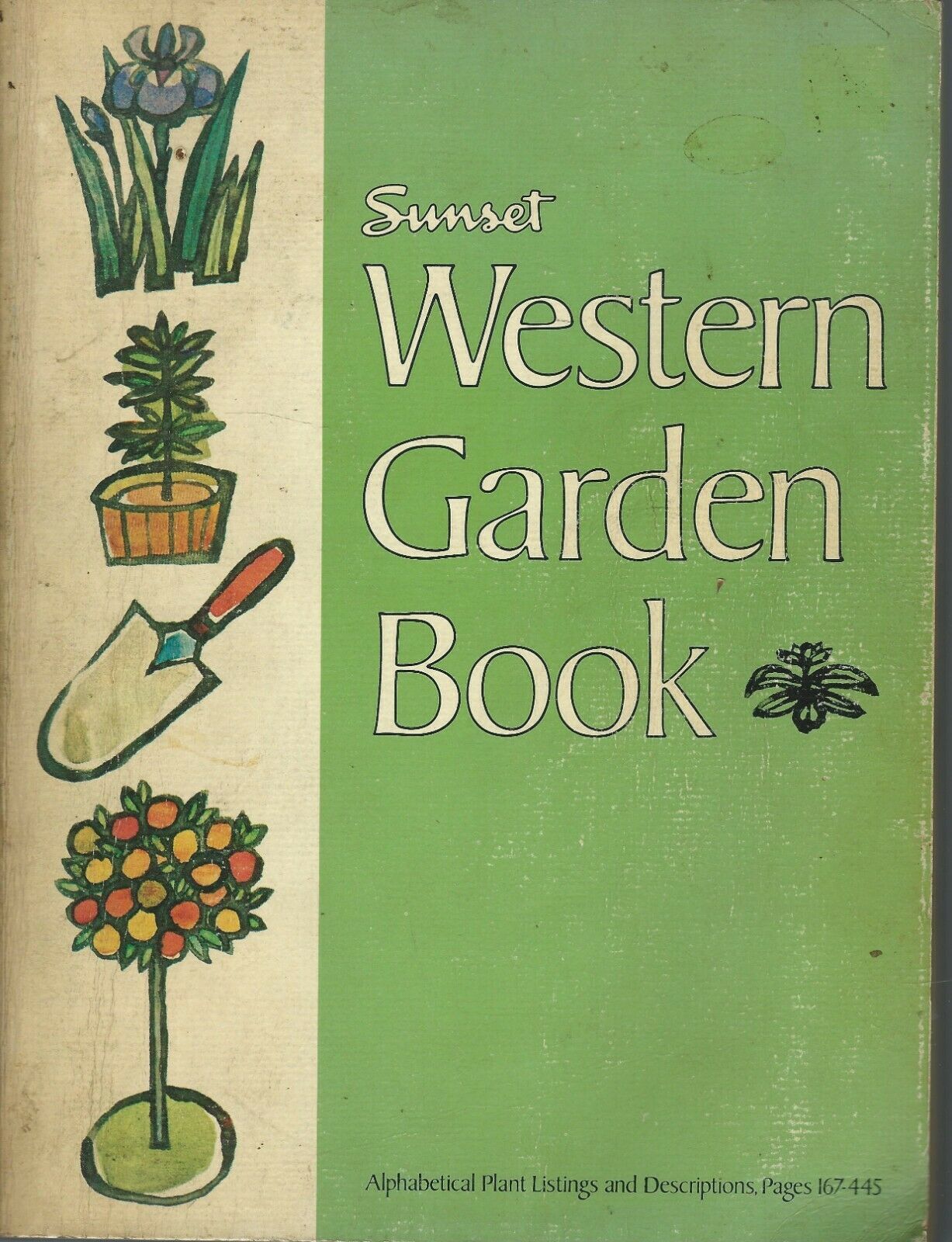 Primary image for Western Garden Book by Sunset Magazine & Books Editors,1976;ALPHA PLANT LISTING