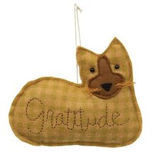 Gratitude Cat Ornament - $24.99
