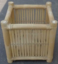 Vintage Bamboo Crate – VGC – GREAT STORAGE SOLUTION – PURE BAMBOO NATURA... - $148.49