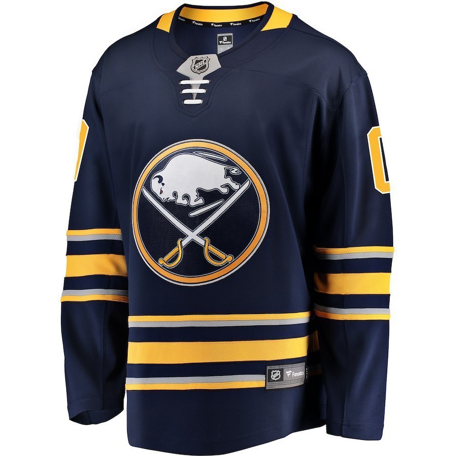 Men's Buffalo Sabres 2018 Custom Name and Number Jersey Sewn on Deep