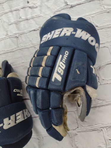 SHER-WOOD T90 PRO Ice Hockey Glove NAVY 