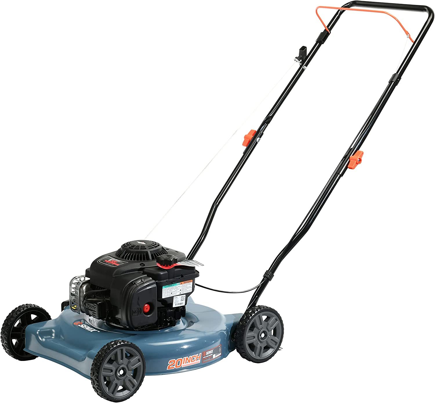 SENIX LSPGL2 125 cc 20 Inch 2in1 4Cycle Gas Powered Push Lawn Mower