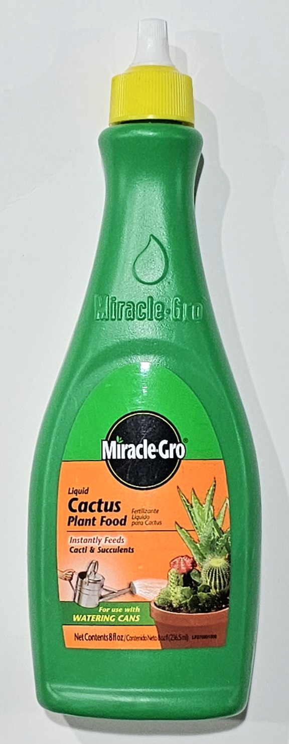 Miracle Gro Liquid Cactus Plant Food Instantly Feeds Cacti & Succulents