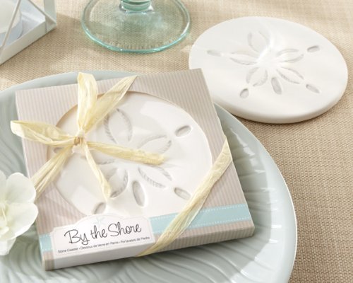 96by The Shore Beach Sand Dollar Coasters