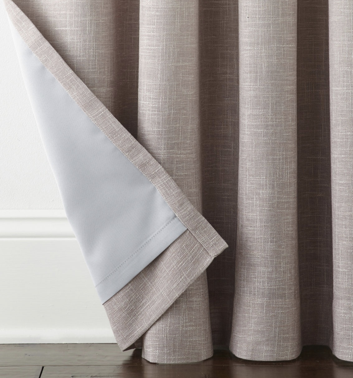 Four JCPenney Home Sullivan Blush Ombré Blackout Curtains 50 X 84