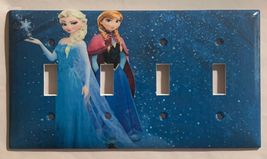 Frozen Elsa with Anna Light Switch Duplex Outlet Wall Cover Plate Home decor image 7