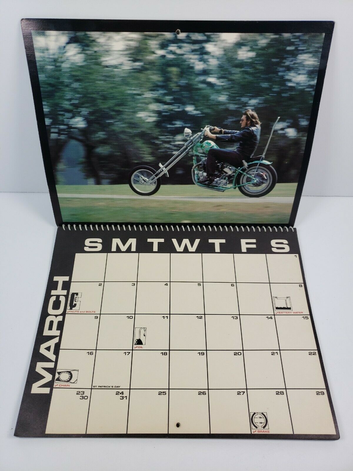 1980 Easy Rider Calendar Fully Intact Full Color Other