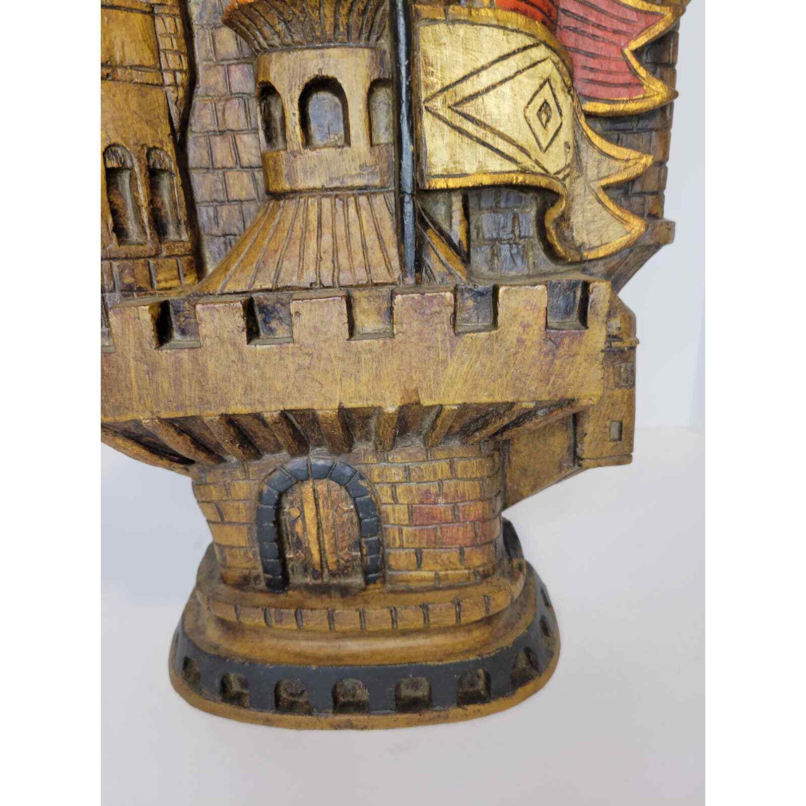 Photo inspiration: Picture Idea: 1970 S Vanguard Studios Rook Chess Piece Carving