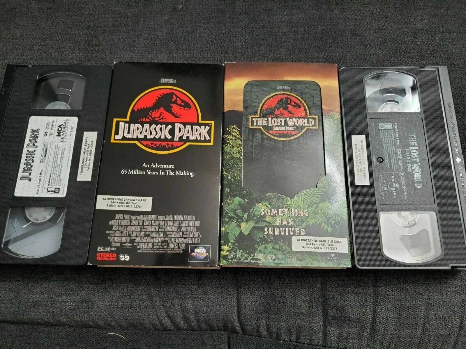 Jurassic Park 1993 Vhs Tape Lot3 Used Vhs Tapes 