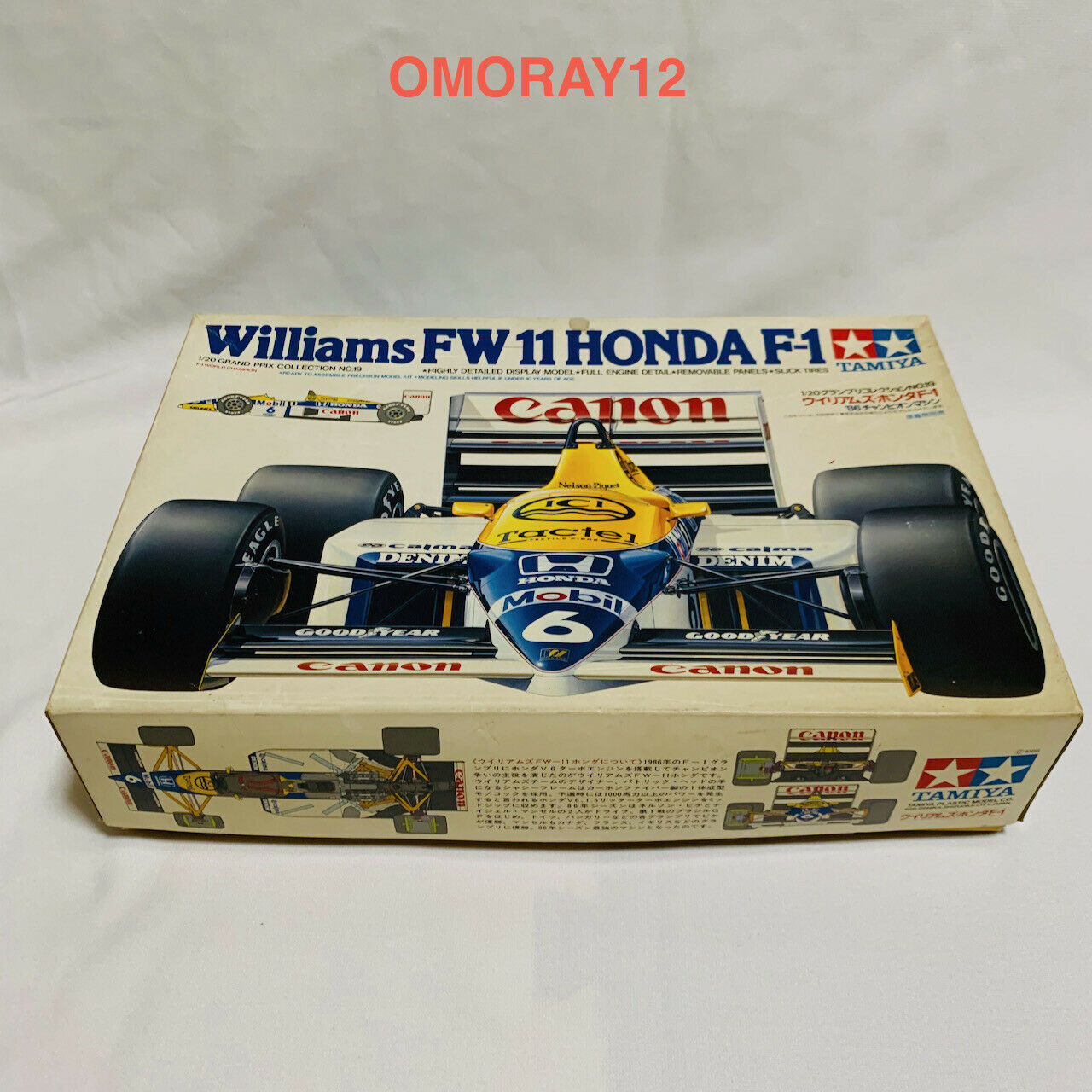 Tamiya 1 Williams Fw11 Honda 1986 World And 50 Similar Items