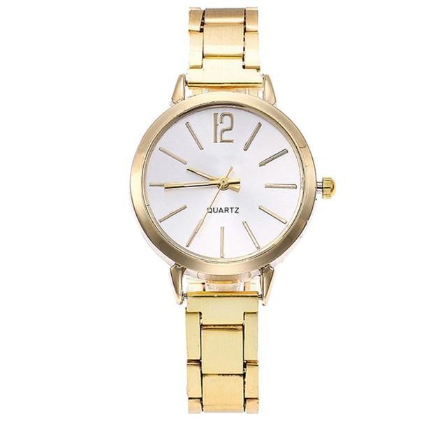 High Quality Fashion Women Casual Watch Luxury Analog Quartz Wristwatch Alloy La