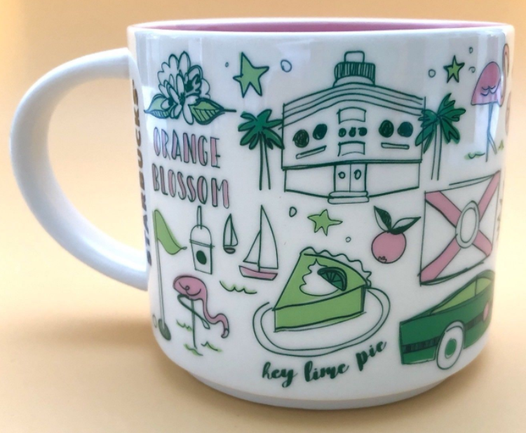 Starbucks 2018 Florida Been There Collection Coffee Mug NEW IN BOX Mugs