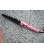 plugged curling wand pink heat settingd - $9.99