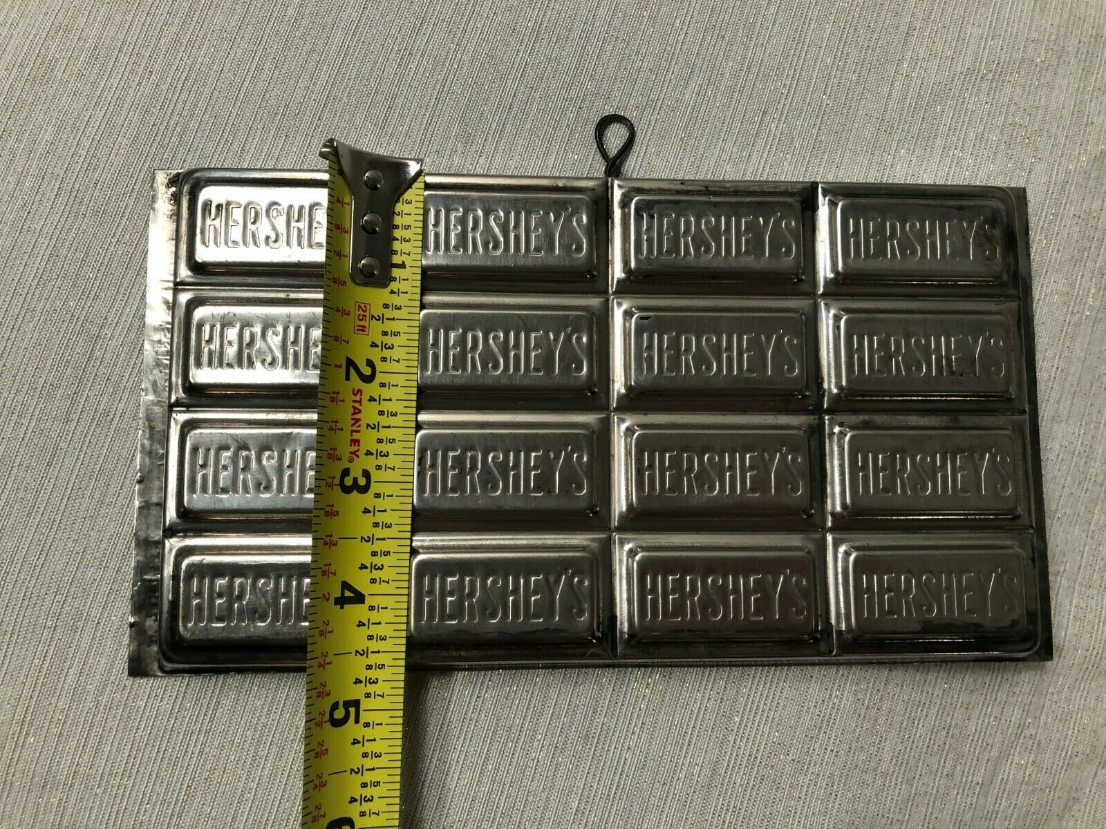 Vintage Hershey's Chocolate Candy Bar Mold for 16 Squares Metal