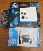 HP 56 Black Original Ink Genuine Cartridge EXP 10/21 - $29.69