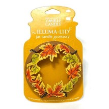 Yankee Candle Illuma Lid Autumn Fall Leaves Decorative Topper Decor  - $38.61