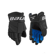 Bauer X Junior Hockey Gloves Black/White Size 10 - $59.99