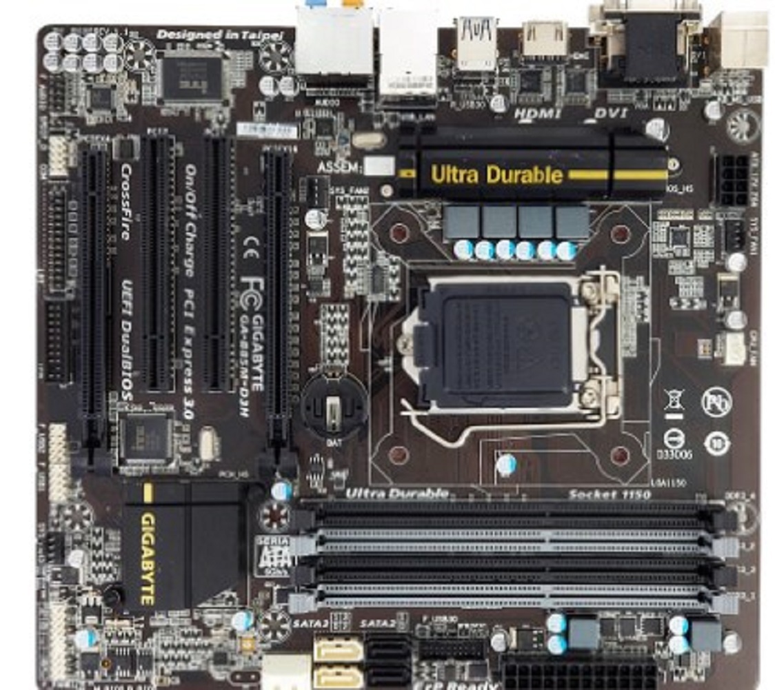 Gigabyte GA-B85M-D3H Desktop Motherboard B85M-D3H B85 LGA 1150 I7 I5 I3 ...