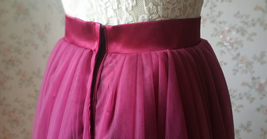 Full Tulle Maxi Skirt Plus Size Floor Long Tulle Skirt Wedding Guest Maxi Skirts image 6