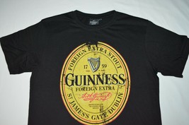 Guinness Foreign Extra Stout Beer Genuine Authentic Black T-Shirt Men&#39;s ... - $19.68