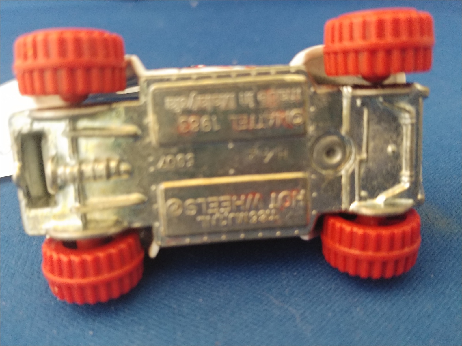 Hot Wheels Stunt Team Red Wheels VW Malaysia 1983 Vintage Manufacture