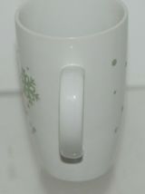 Ganz EM28950 White Green Snowflakes Polka Dots 5 Inch Tall Mug image 4