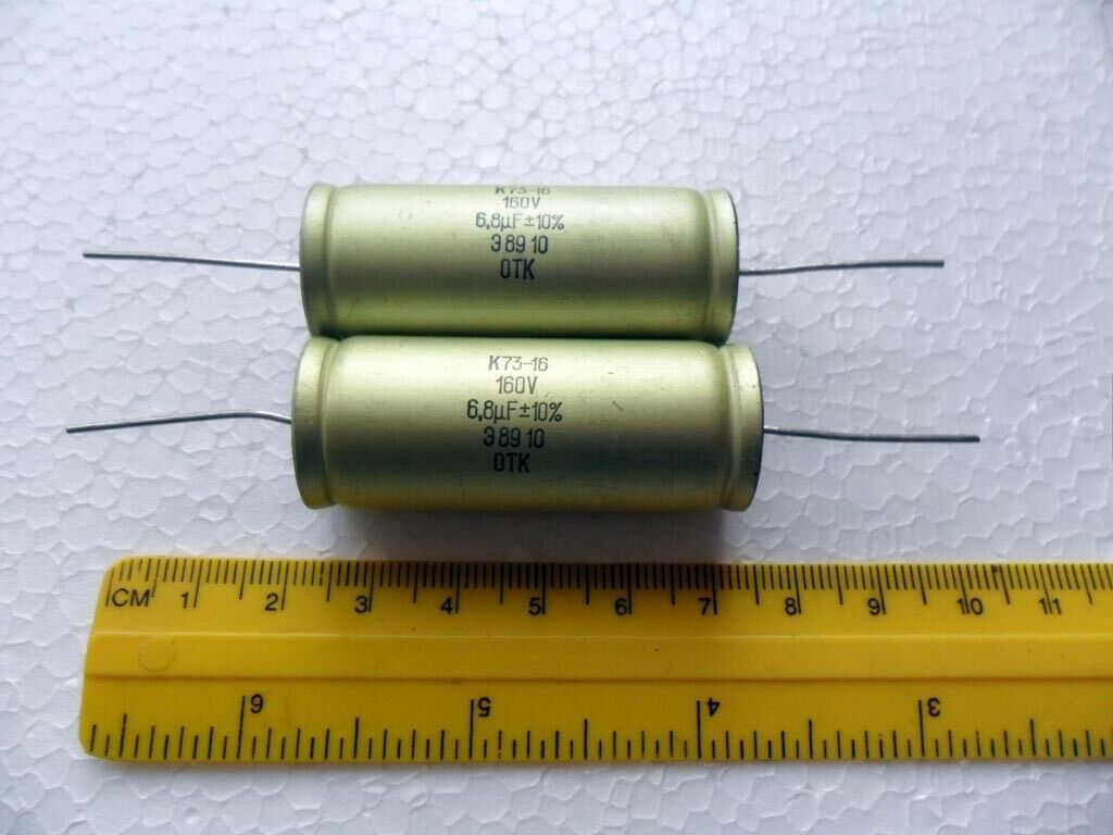 2pcs Sprague ECCOL 20uF 300VAC 200VDC Motor Run PIO Capacitor Hi-Fi Audio USA