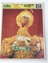 Big Bird Sesame Street Golden Inlaid Tray Puzzle Portrait Of A Friend 19... - $11.88