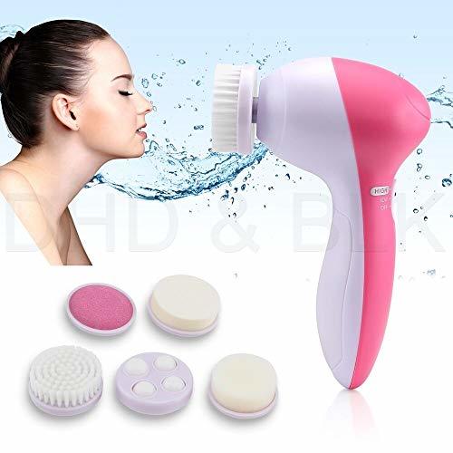Primary image for Skin Care Massage 5-1 Multifunction Electronic Face Facial Cleansing Brush Spa T