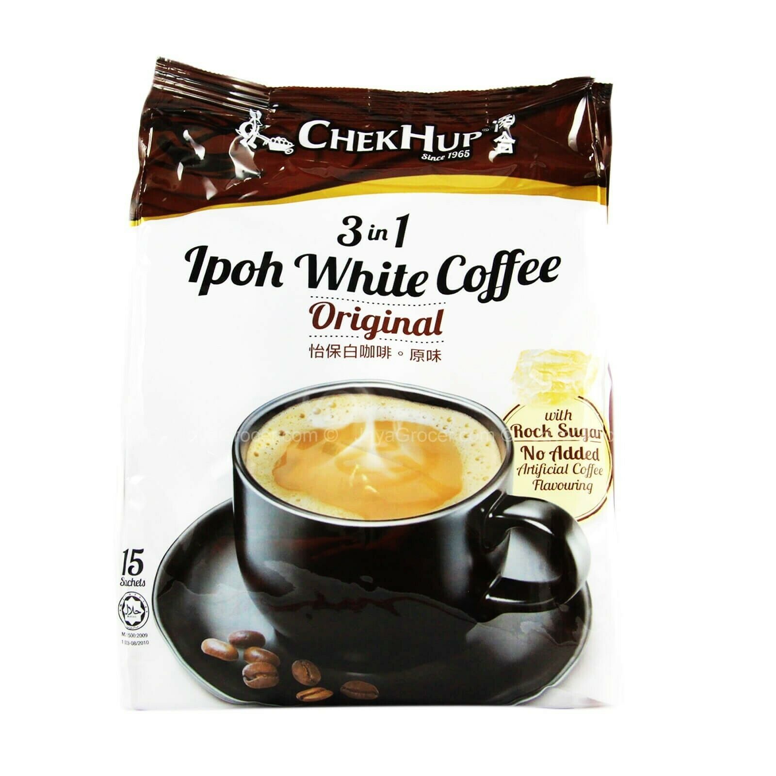 Tesco Products ChekHup 3In1 Instant Original White Coffee 15 Sachets