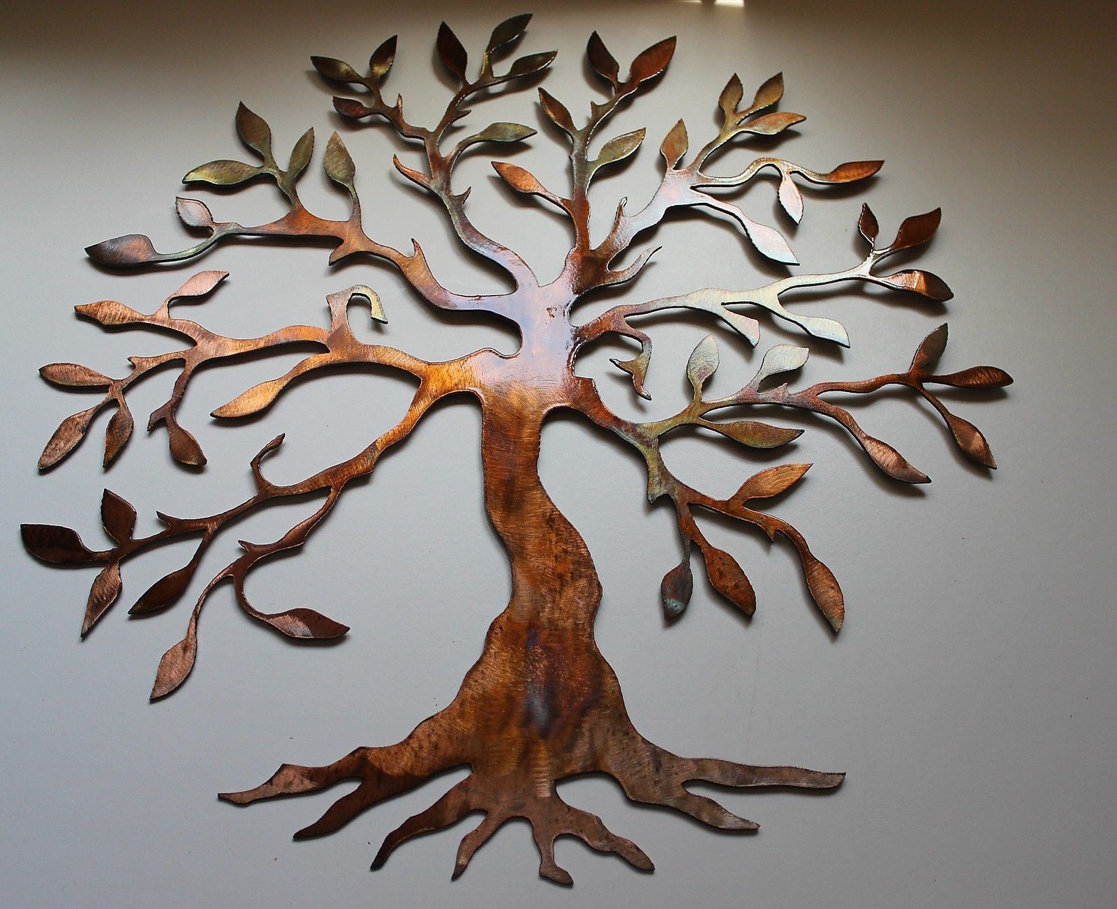 Olive Tree Tree of Life Metal Wall Art Decor 18 1/4" Wall Sculptures