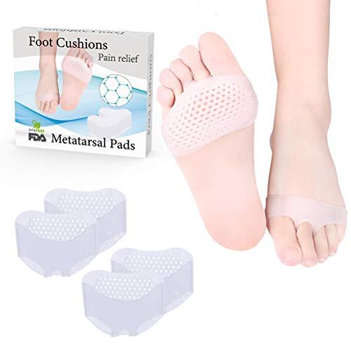 Metatarsal Pads for Women and Men, 4PCS Ball of Foot Cushions Foot Pads ...