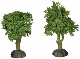 Miniature Dollhouse Fairy Garden Set of 2 Green Ash Trees - $21.99