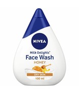 NIVEA Face Wash for Dry Skin Milk Delights Honey Women Face Wash 100 ml - $15.63