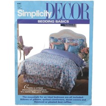 Simplicity DECOR Bedding Sewing Directions Booklet Pillow Comforter Duvet VTG 93 - $19.75