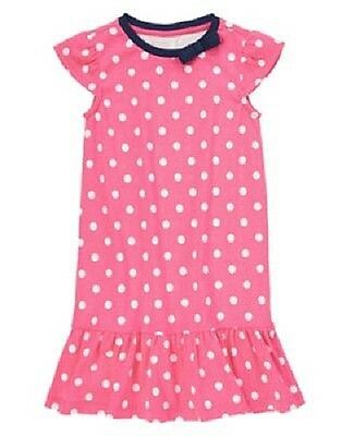 NWT NEW Mini Boden Girl 3 4 Green Halter White Polka Dot Sundress Dress