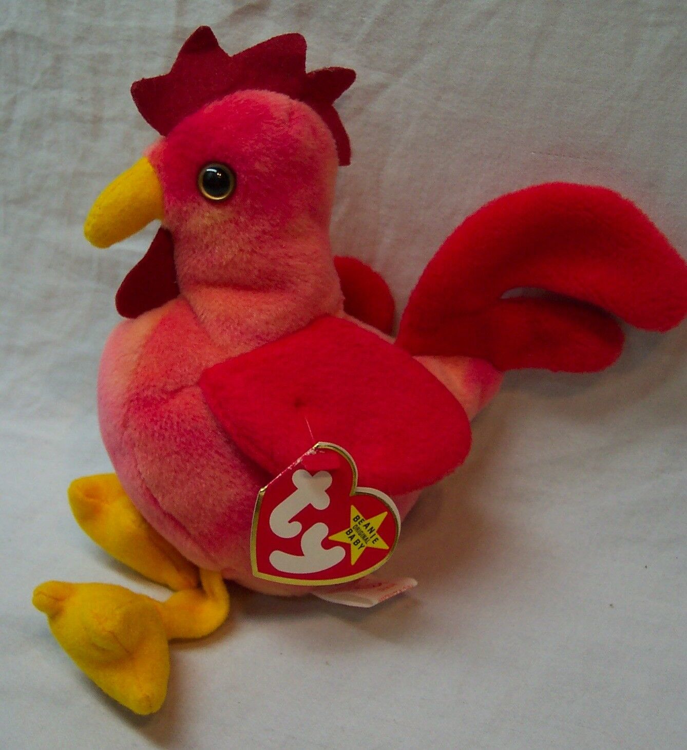 TY 1996 Beanie Baby STRUT THE RED ROOSTER 6