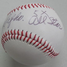 Handy Andy Pafko Signed Baseball w/ 5x All Star Inscription JSA Braves Cubs image 2