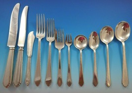 William & Mary by Lunt Sterling Silver Flatware Set 12 Service 140 Pieces Huge - $8,995.00