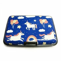 Expanding Business Credit Card Unicorn Style 4 Caddy Case Wallet Aluminu... - $4.45