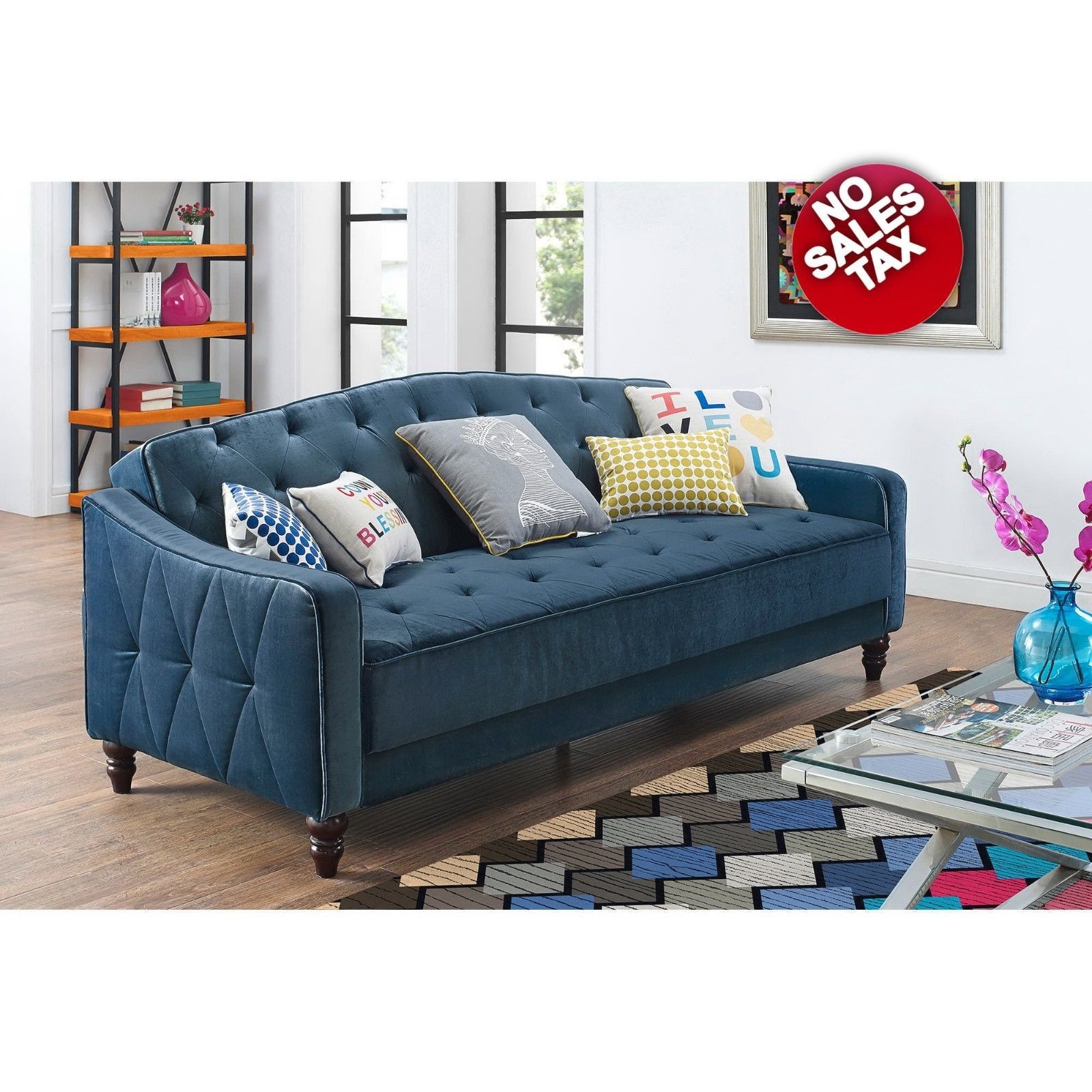 Tufted Sofa For Only 2 Left At 70 Used Vintage Tufted Sofa Sleeper Bed Couch Furniture Living Room Velour Upholstery For Usa